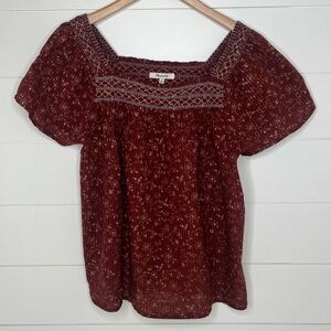 Madewell Boho Womens Shirt Size Medium